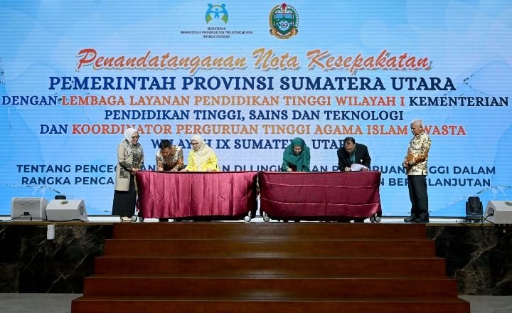 Perkuat Perlindungan Perempuan dan Anak, Pemprov Sumut Teken Kerja Sama dengan Kementerian PPPA