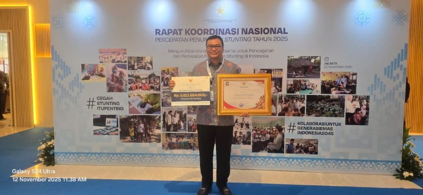Deli Serdang Raih Penghargaan Daerah Berkinerja Baik Pencegahan Stunting