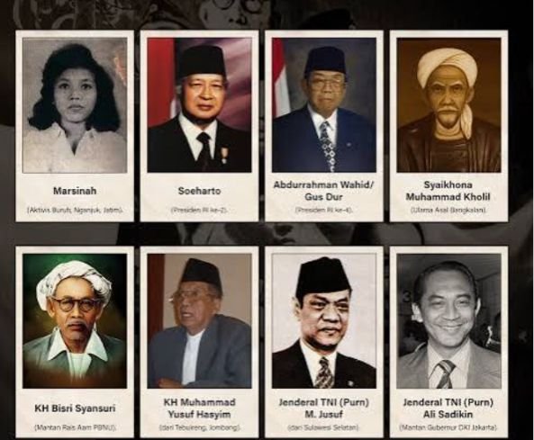Ini Daftar 40 Nama Penerima Gelar Pahlawan Nasional