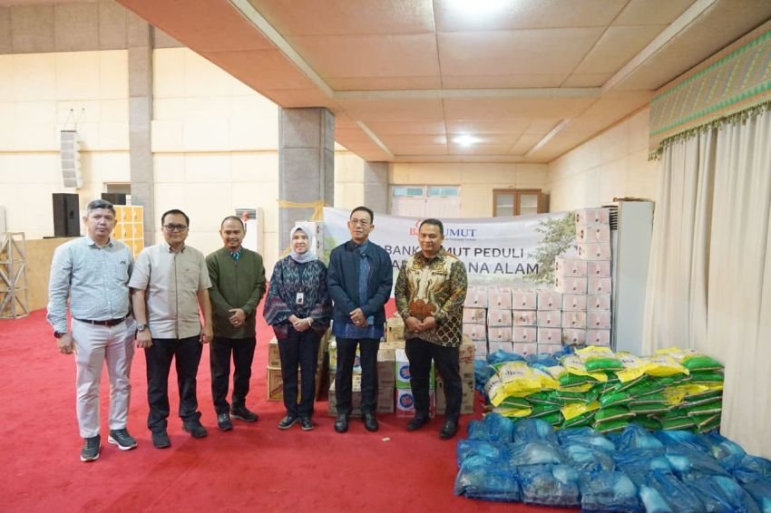 Bank Sumut Peduli Salurkan Bantuan untuk Korban Bencana Alam di Sumut