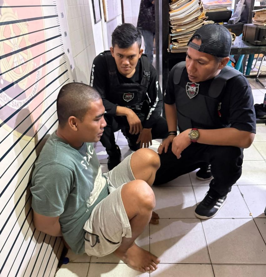 Tim JCS Polrestabes Medan Ringkus Begal Sadis di Medan Estate.