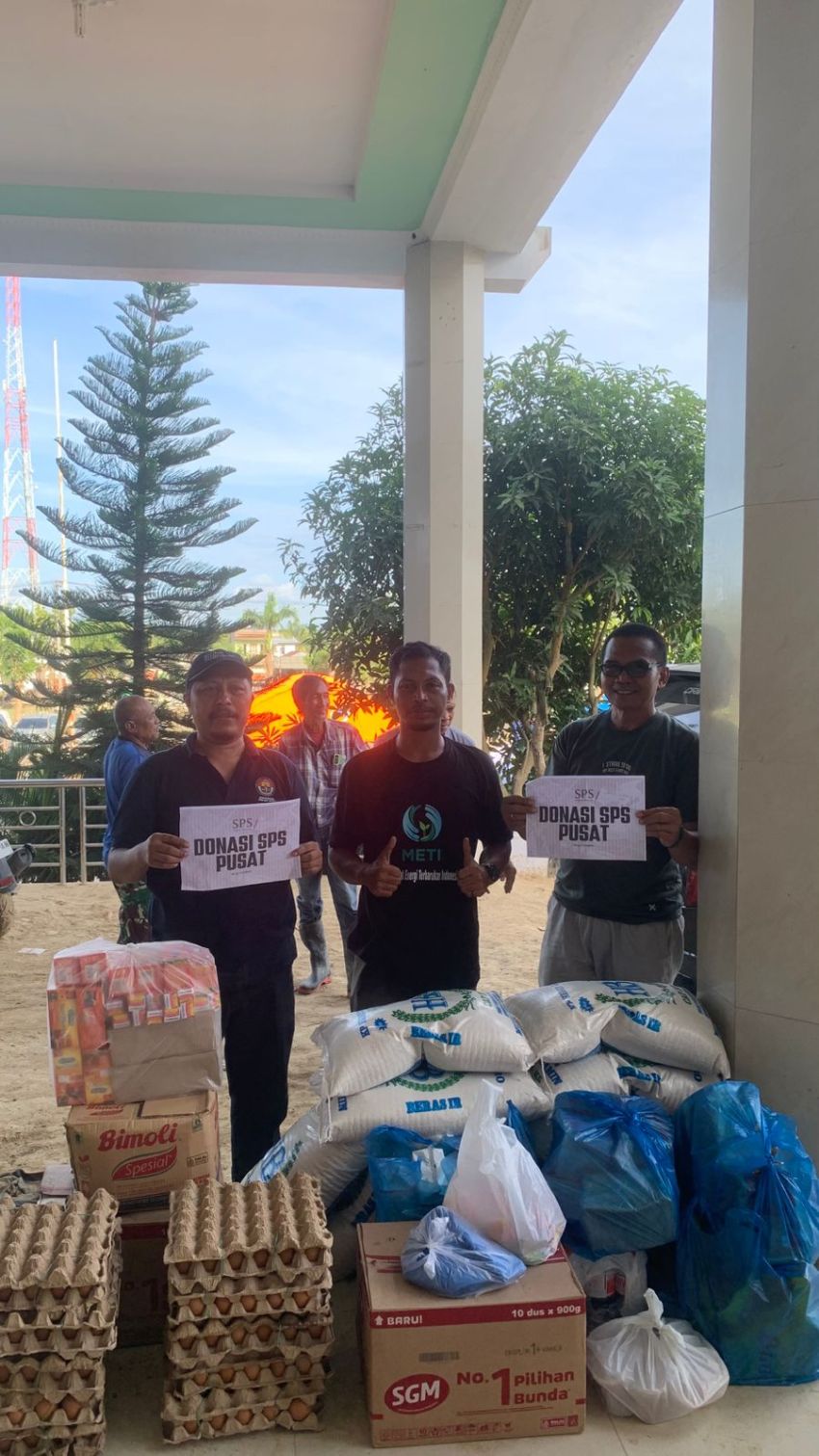 Wartawan Aceh Tamiang Terima Bantuan SPS Pusat