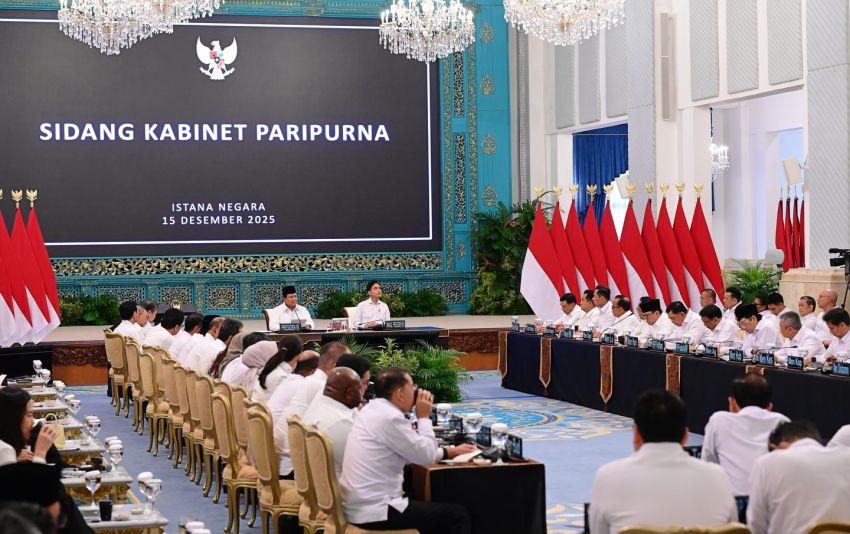 Presiden Prabowo Pimpin Sidang Kabinet Paripurna, Pemerintah Gerak Cepat Tangani Bencana