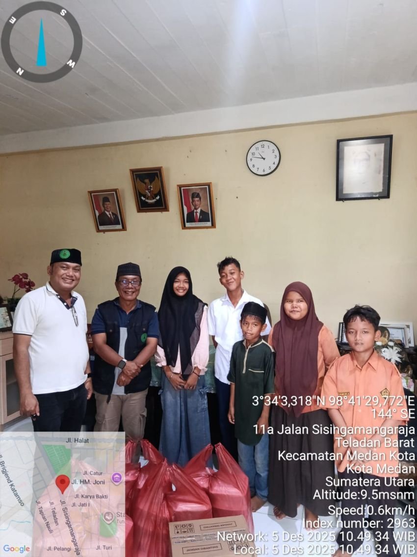 BAKOPAM Sumut Gelar Aksi Jum’at Berkah: Tebar Kepedulian untuk Panti Asuhan Zending Islam Indonesia