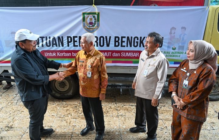 Wagub Sumut Apresiasi Bantuan Korban Banjir dan Longsor dari Pemprov Bengkulu