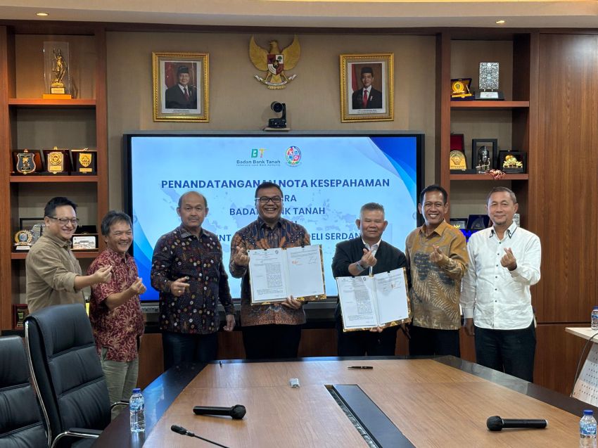 Pemkab Deli Serdang & Badan Bank Tanah Jalin Kerja Sama,  Upaya Bupati Maksimalkan Pengelolaan Tanah & Tuntaskan Konflik Agraria