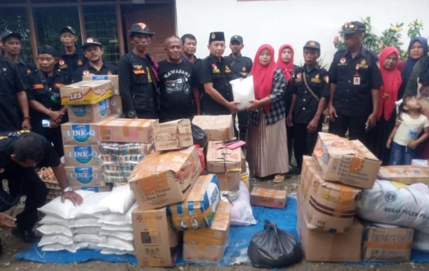 DPC Pendawa Langkat Salurkan Bantuan Banjir ke Empat Kecamatan