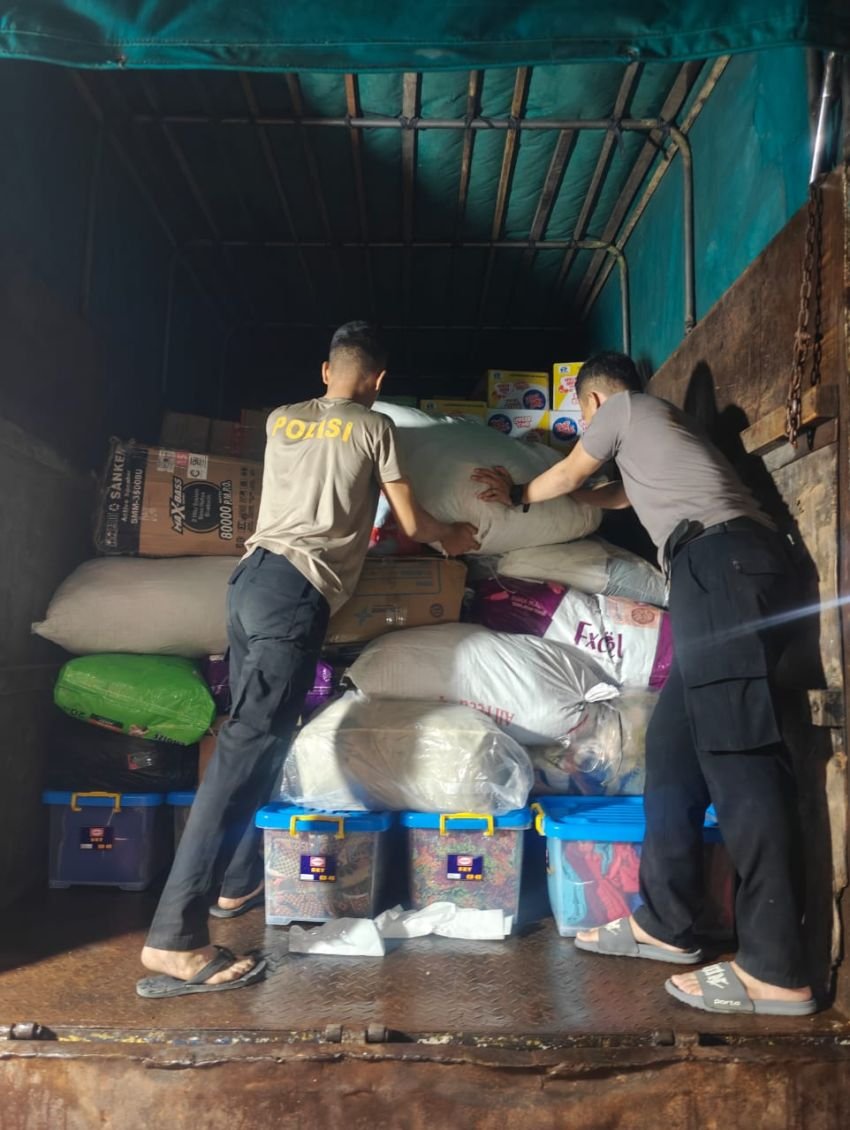 Polda Sumut Gerak Cepat Salurkan Bantuan Kemanusiaan ke Aceh Tamiang