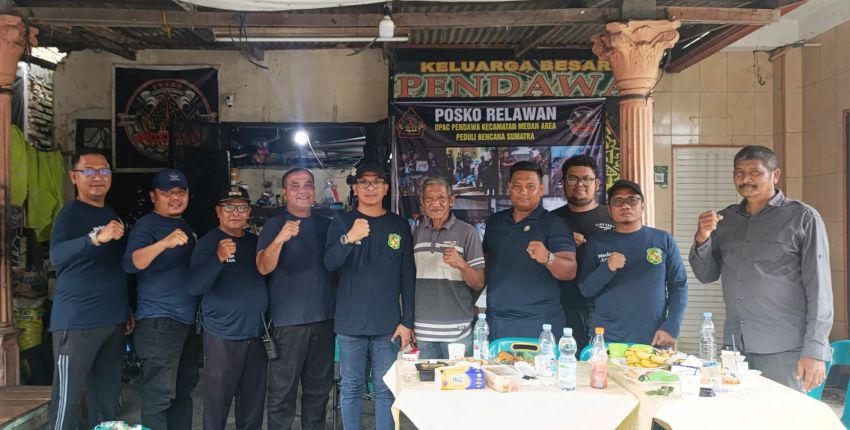 Camat Medan Area Bersama 12 Lurah Silaturahmi ke Sekretariat DPAC Pendawa