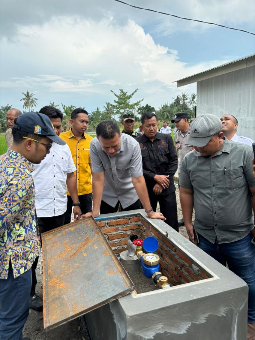 Pembangunan Pamsimas Selesai Dikerjakan, Kades Durian: Terimakasih Pak Ijeck, yang Selalu Dekat Dengan Rakyat!