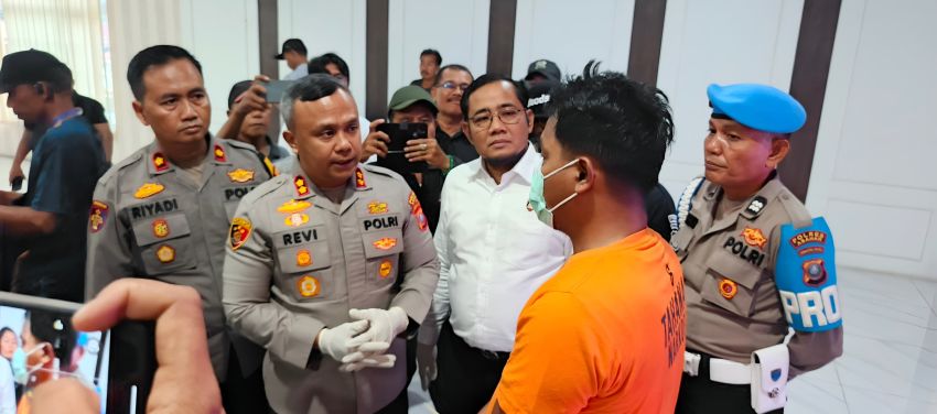 Sabu 8 Kg Dari Kota Tanjung Balai menuju Provinsi Lampung Berakhir di Polres Asahan