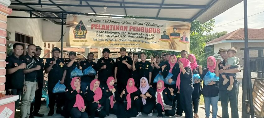 DPC PENDAWA Deli Serdang Salurkan Bantuan untuk Korban Banjir di Hamparan Perak