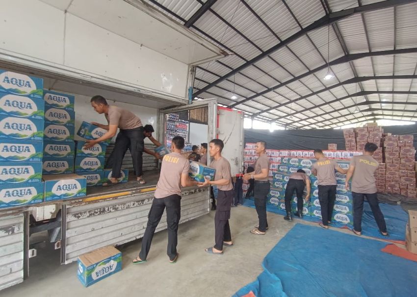 Polda Sumut Terima Bantuan Kemanusiaan dari Polda Kep. Bangka Belitung dan Bhayangkari untuk Korban Bencana