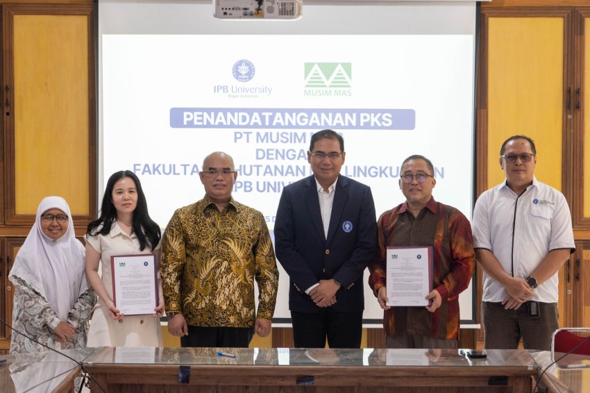 Musim Mas Kembali Beri Dukungan Kepada IPB University untuk Perbaikan Infrastruktur melalui Renovasi Ruang Publik