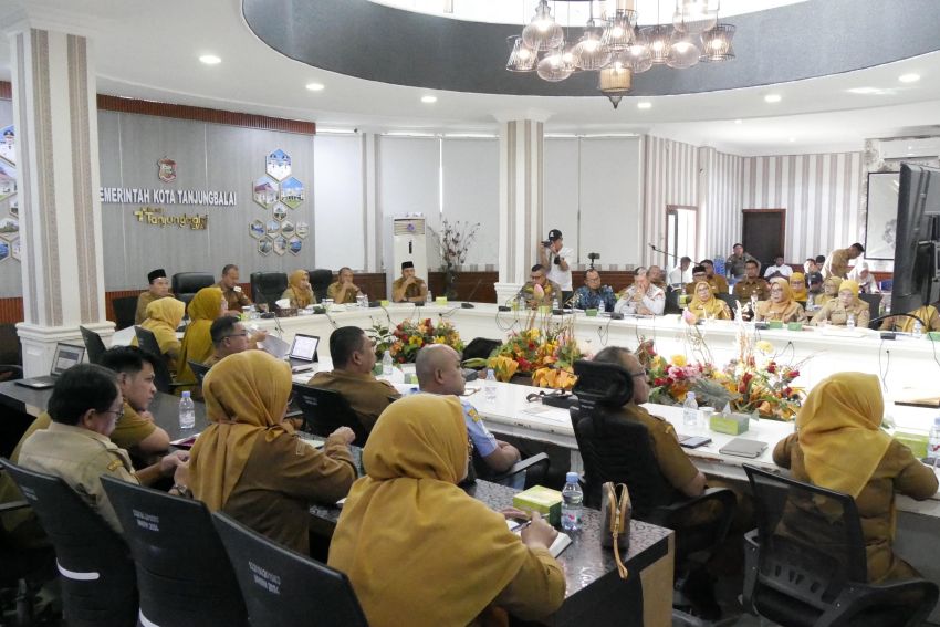 Rakorpem Awal 2026, Wali Kota Tanjungbalai Tekankan Inovasi Tingkatkan PAD