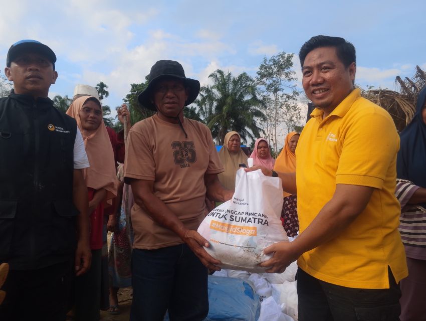 Desa Terisolasi di Aceh Tamiang, Masjid Nusantara Bawa Secercah Harapan