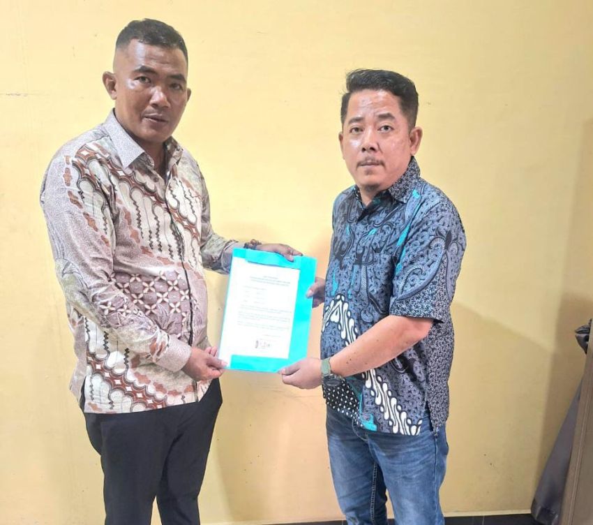 Serahkan Berkas Pencalonan, Sugiono Jadi Pendaftar Pertama Calon Ketua PWI Sergai Jelang Konferensi VI