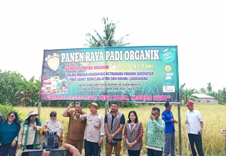 Panen Raya Padi Organik Serdang Bedagai Jadi Bukti Nyata Pertanian Berkelanjutan Berdaya Saing
