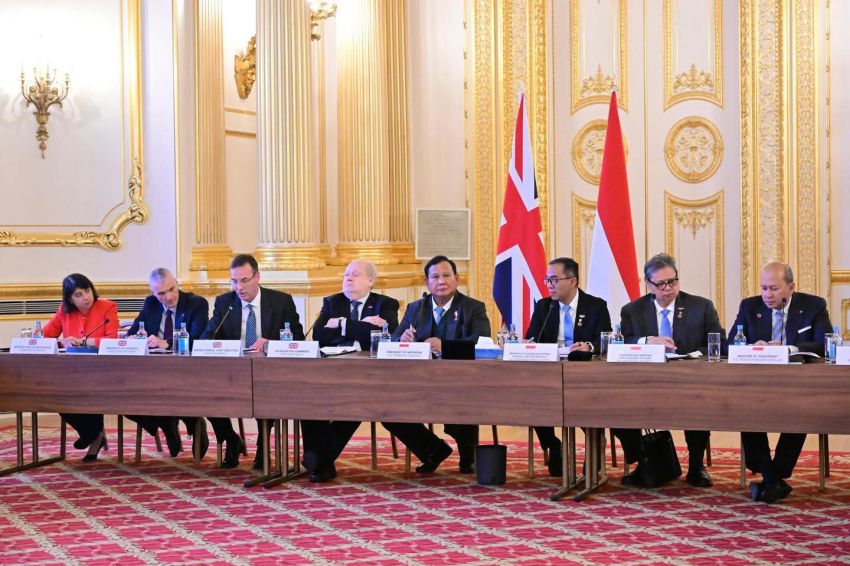 Presiden Prabowo Didampingi Airlangga Hadiri UK&ndash;Indonesia Education Roundtable di Inggris