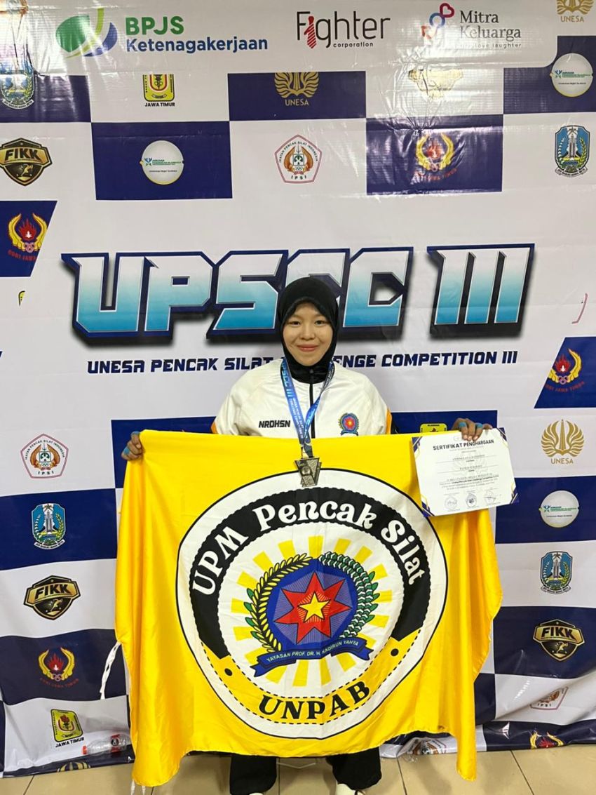 Juara di Tanah Pahlawan, Nur Dini Hasanah Harumkan Nama UNPAB di UNESA