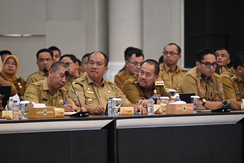 Pemkab Asahan Mengikuti Rakor Percepatan Rehabilitasi dan Rekonstruksi Pascabencana di Sumut