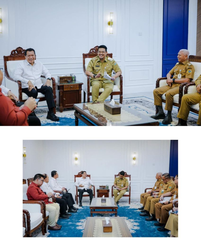 Gubsu Bobby Terima Kunjungan Wamen PANRB, Bahas Penguatan Layanan di Daerah Terdampak Bencana