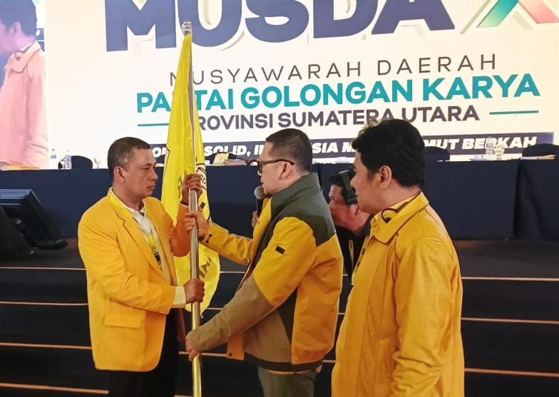 Andar Amin Harahap Resmi Pimpin Golkar Sumut 2025&ndash;2030, Terpilih Aklamasi di Musda
