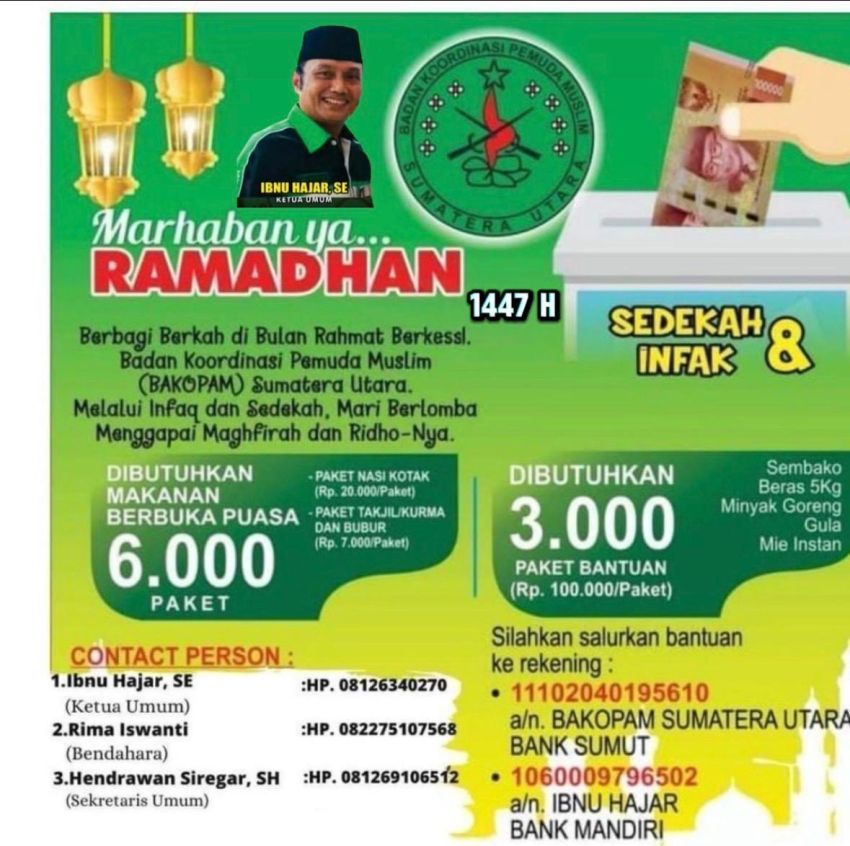 BAKOPAM Sumut Galang Dukungan dan Sponsor untuk Program Sosial Ramadhan 1447 H/2026