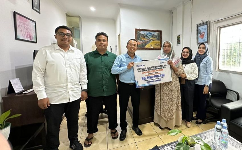 BRI Kanca Sibuhuan Bayarkan Klaim  Asuransi BRI Life  kepada Ahli Waris Jalaluddin Hasibuan