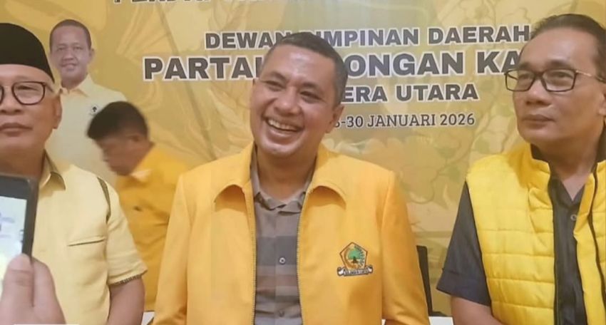 Andar Terpilih Secara Aklamasi pada Musda XI Golkar Sumut