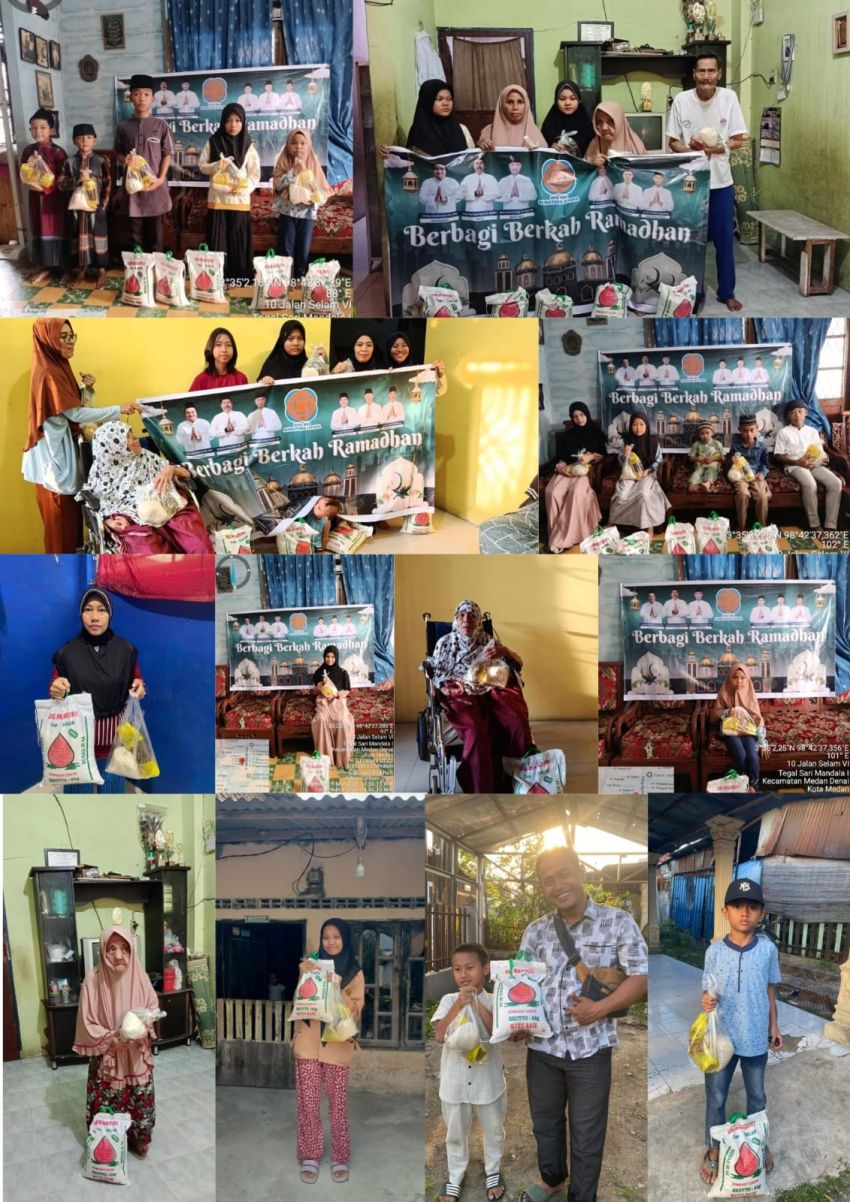 BAKOPAM Sumut Salurkan Bantuan Sembako dalam Program Berkah Ramadan 1447 H Dari REI Sumut