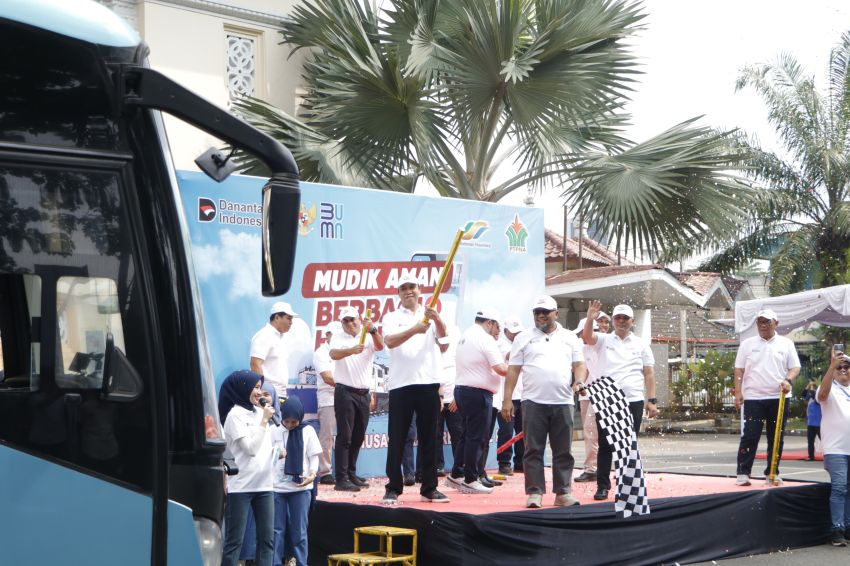 Mudik Aman Berbagi Harapan&rdquo;, PTPN 1 Regional 1 Lepas Tiga Bus  Gratis
