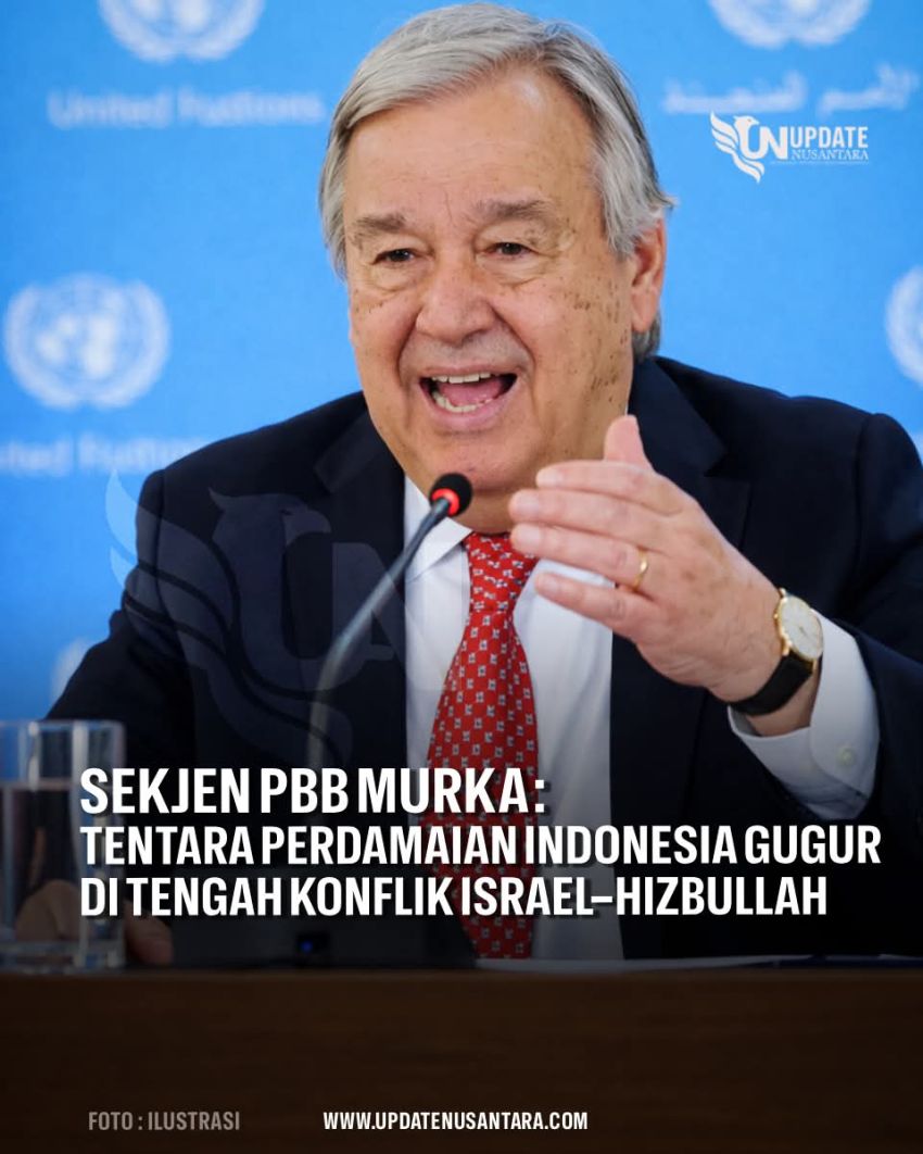 Sekjen PBB Kutuk Keras Tewasnya Penjaga Perdamaian Indonesia di Lebanon