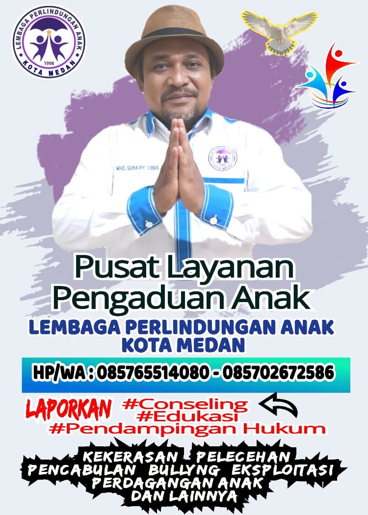 LPA MEDAN Buka Pusat Layanan Pengaduan Anak