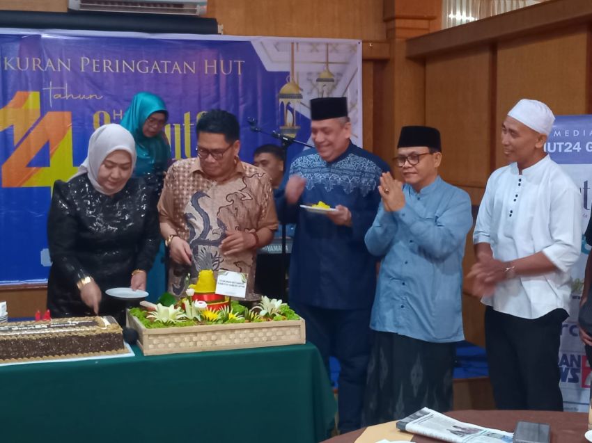 Syukuran HUT ke-14 Sumut24, KH Hambali: Media Harus Jadi Penyebar Kebaikan dan Dakwah