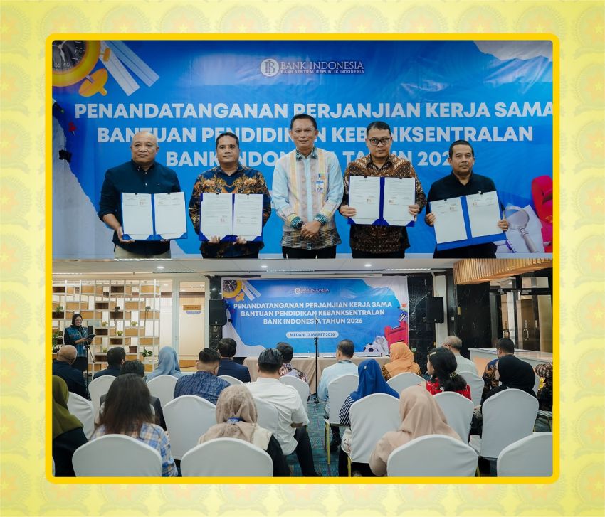 Perkuat Kolaborasi Pendidikan, UNPAB Hadiri Penandatanganan Kerja Sama Program Kebanksentralan Bank Indonesia