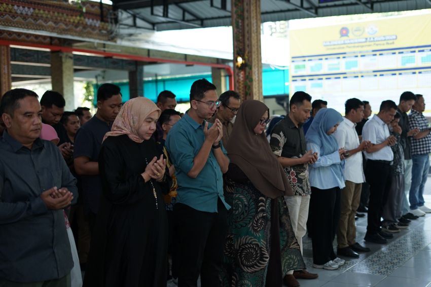 Apel Pagi Pasca Idul Fitri 1447 H, Rektor UNPAB Tekankan Semangat Kebersamaan dan Peningkatan Kompetensi