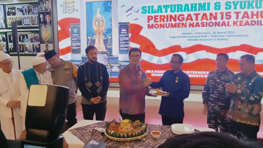 HUT 15 Tahun Monumen Keadilan, Mahfud MD: Keadilan Jadi Kunci Keutuhan Bangsa