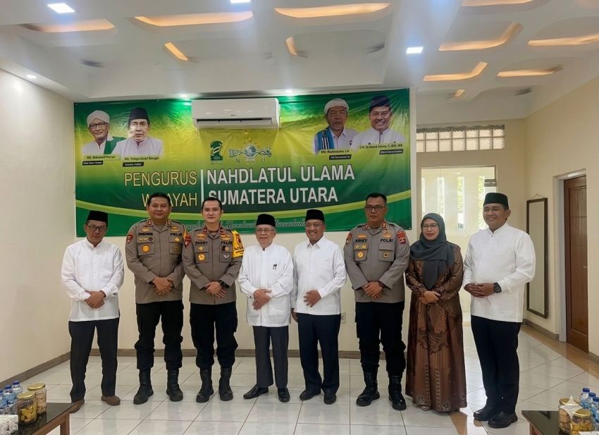 Pererat Silaturahmi Lebaran, Poldasu & PWNU SU Perkuat Sinergi Jaga Kamtibmas