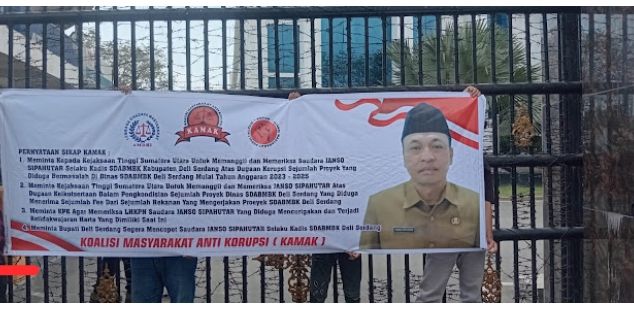 KAMAK Sumut Surati Kapolda dan KPK, Desak Periksa Kadis SDABMBK Deli Serdang Janso Sipahutar soal Dugaan Korupsi Proyek Miliaran Rupiah