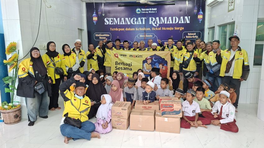 Rayakan Semangat Berbagi di Bulan Suci Ramadan, Maxim Salurkan Santunan Anak Yatim