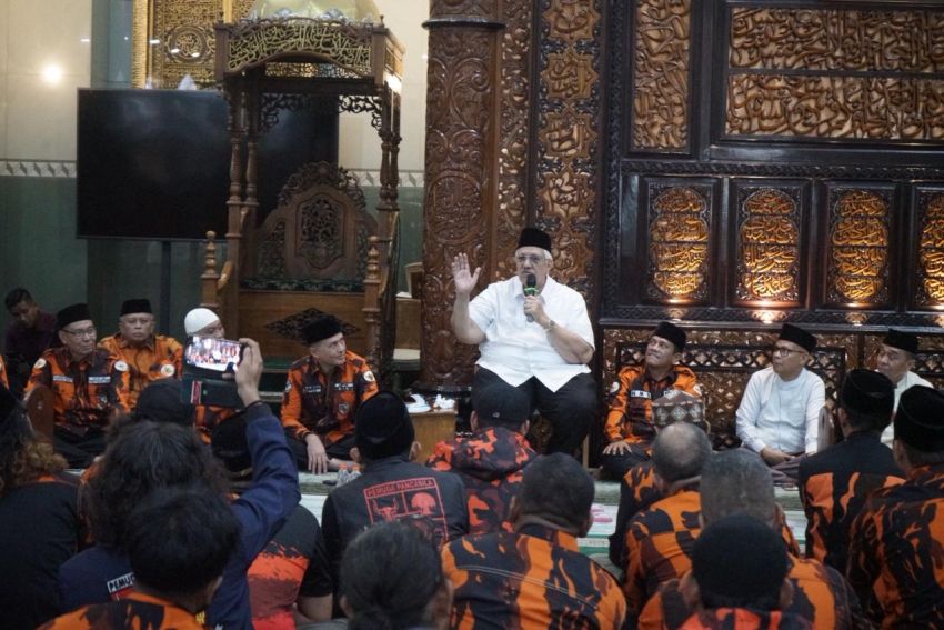 Tokoh Masyarakat Ajib Shah Hadiri Buka Puasa Bersama MPW Pemuda Pancasila di Masjid Al Musannif