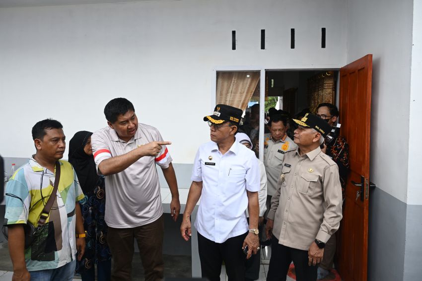Bersama Mendagri dan Menteri PKP, Wagub Sumut Tinjau Huntap Tapsel