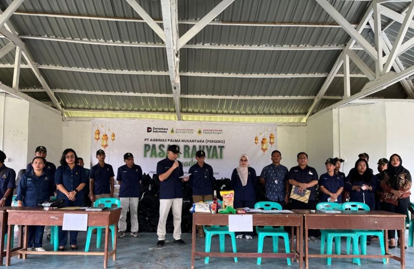 BRI BO Sibuhuan Mendukung Pasar Rakyat PT Agrinas Palma Nusantara