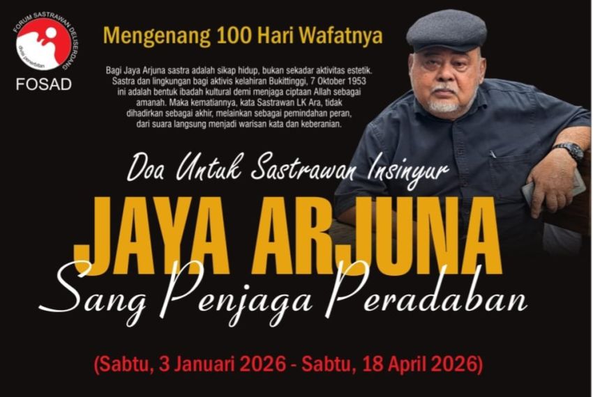 Fosad Gelar Acara Diskusi dan Doa Peringatan 100 Hari Wafatnya Jaya Arjuna