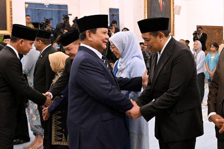 Presiden Prabowo Lantik Sejumlah Pejabat Negara di Istana Negara