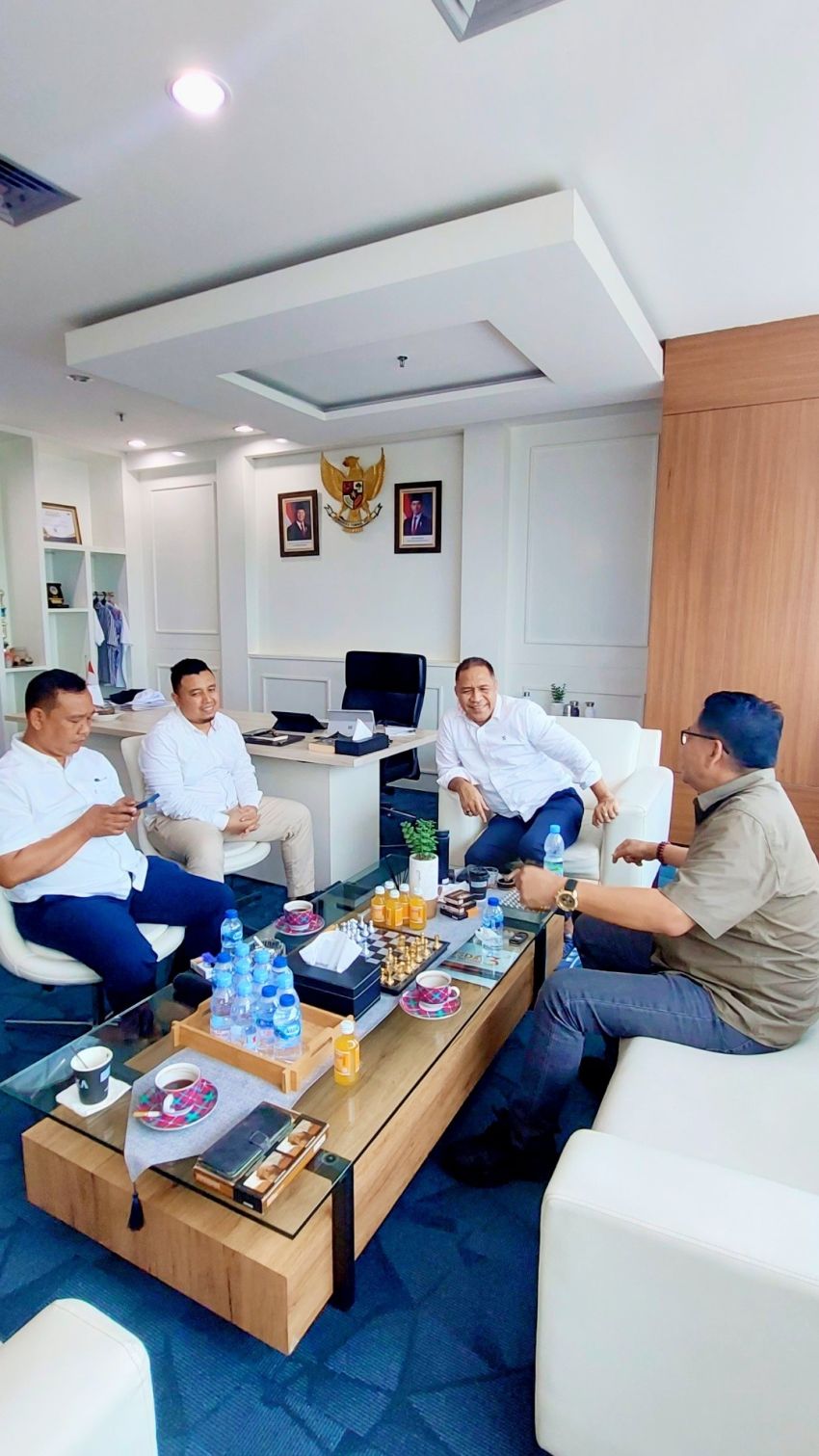 Silaturahmi CEO Sumut24 Group dengan Pimpinan Prima TPK dan BNCT, Apresiasi Layanan Container Berbasis Digital