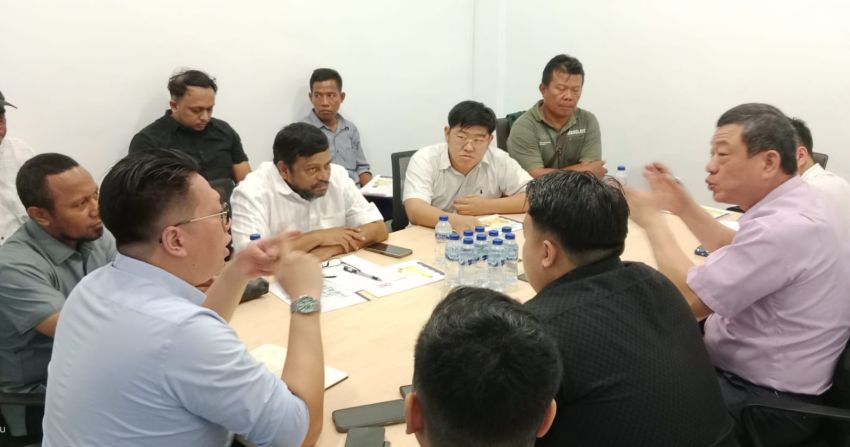 Investor Tiongkok dan Koperasi Jasa Keluarga Pers Bahas Pengadaan Mesin Pengering Gabah