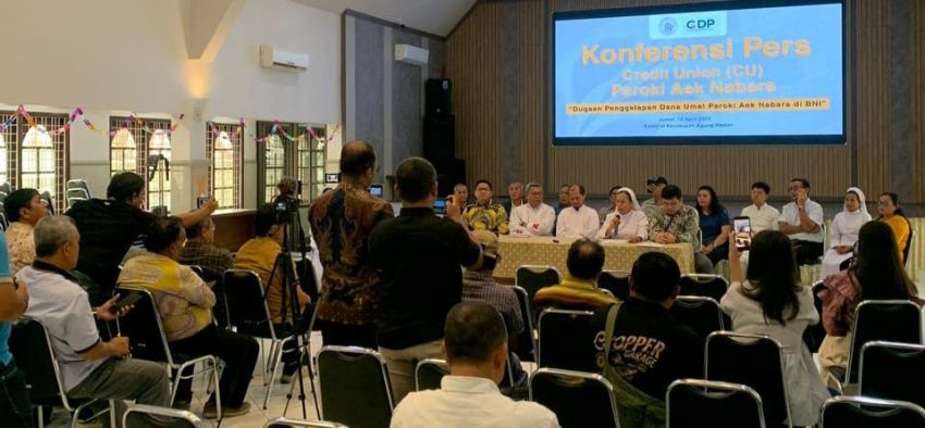 Dana Umat di BNI Belum Pulih, Paroki Aek Nabara Tunggu Kepastian Hukum