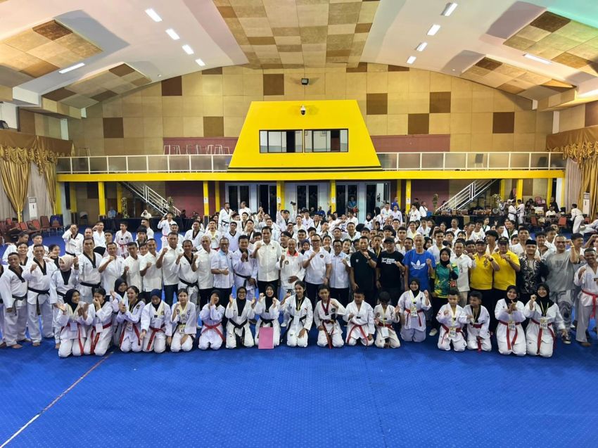 Luar Biasa! 317 Peserta UKT Taekwondo Sumut, Terbanyak di Luar Jawa